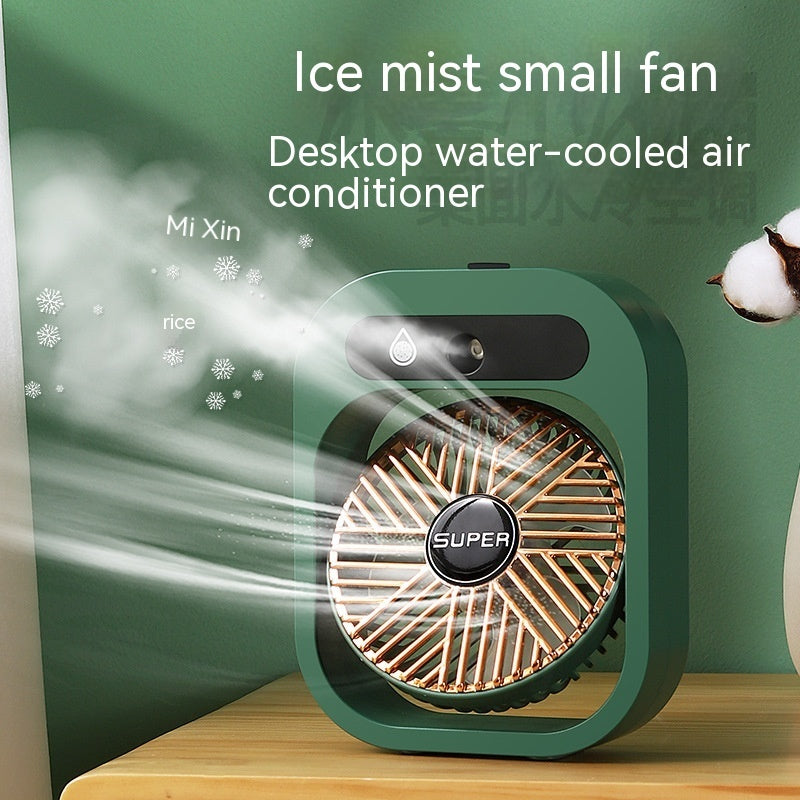 Air Conditioning Fan Desk Misting Fan Air Cooler Cooling USB Rechargeable Mist Fan For Home