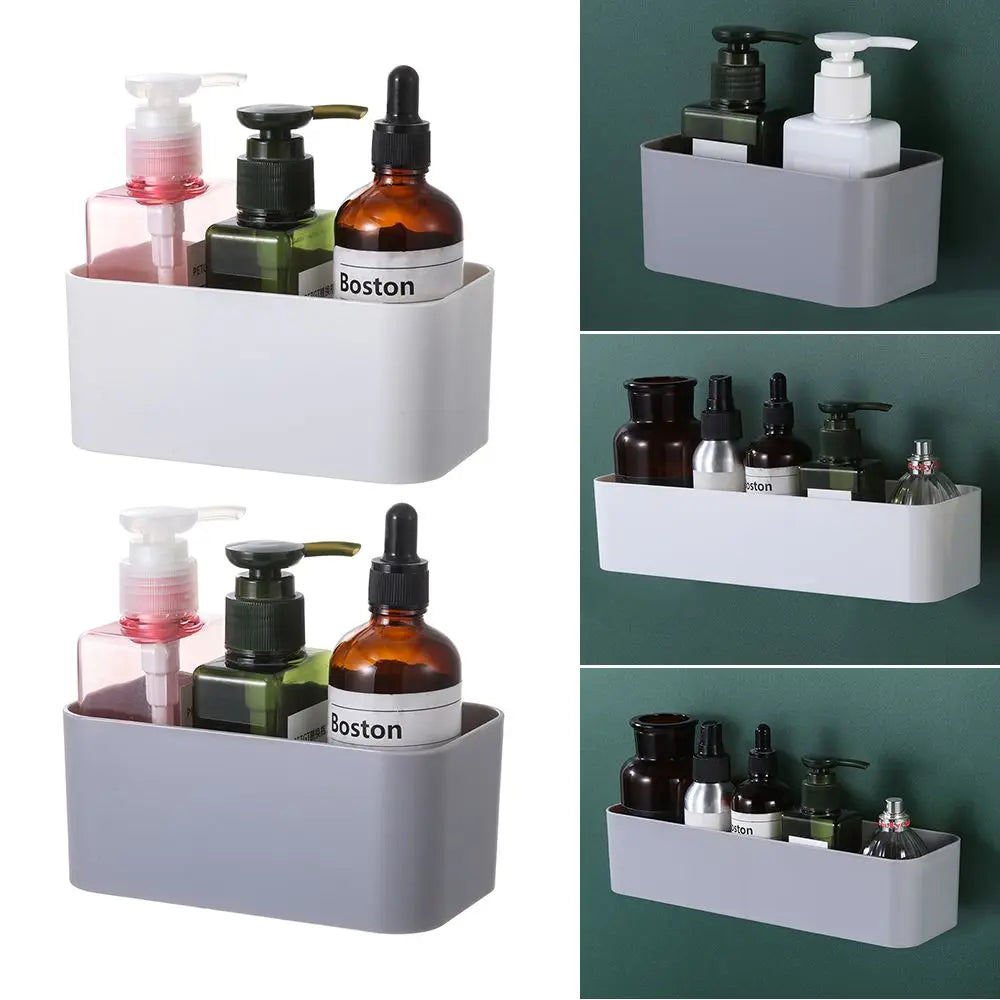 Fixed On Wall Remote Control Holder Cosmetic Storage Box