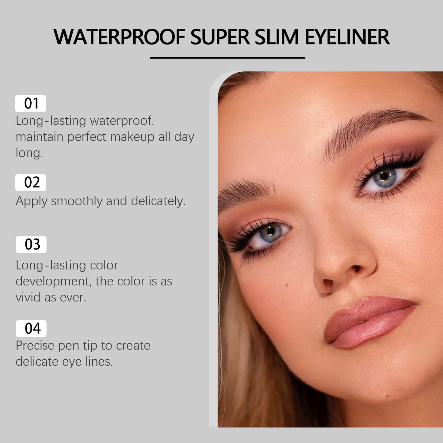 Daily Long Lasting And Does Not Fade Eyeliner Silky Smooth Eye Makeup Color Natural